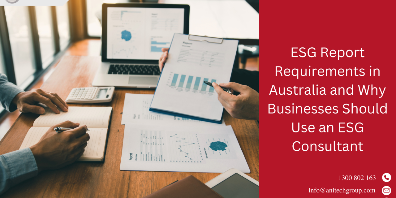 ESG Report Requirements in Australia and Why Businesses Should Use an ESG Consultant