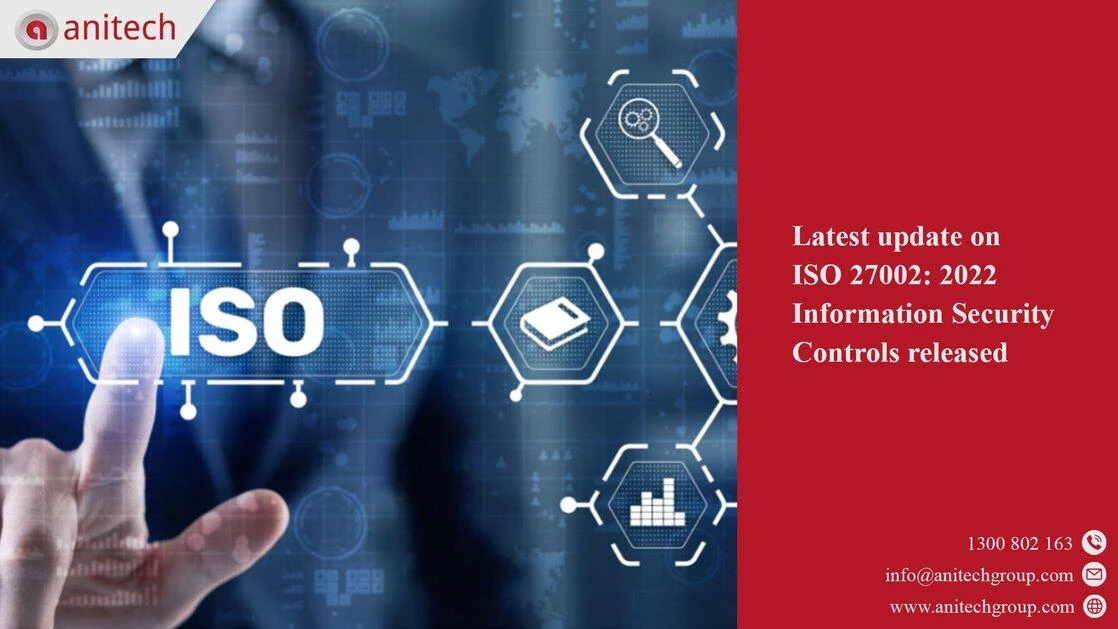 Latest update on ISO 27002: 2022 Information Security Controls released
