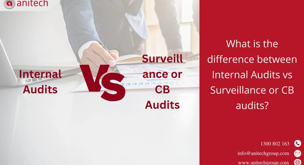 What is the difference between Internal Audits vs Surveillance or CB audits? 